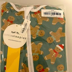 NWT Little Sleepies Christmas Footie 3-6 months